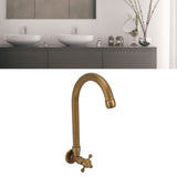 Darrahopens Home & Garden > Bathroom Accessories > Shower Accessories Garden Outdoor Faucet Antique In Wall Frost Crack Prevention 360 Degree Rotation Single Cold Water Faucet Tap Round Mouth In Australia - Darrahopens