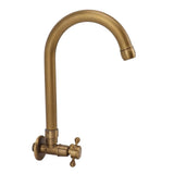 Darrahopens Home & Garden > Bathroom Accessories > Shower Accessories Garden Outdoor Faucet Antique In Wall Frost Crack Prevention 360 Degree Rotation Single Cold Water Faucet Tap Round Mouth In Australia - Darrahopens