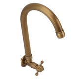 Darrahopens Home & Garden > Bathroom Accessories > Shower Accessories Garden Outdoor Faucet Antique In Wall Frost Crack Prevention 360 Degree Rotation Single Cold Water Faucet Tap Round Mouth In Australia - Darrahopens