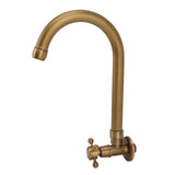 Darrahopens Home & Garden > Bathroom Accessories > Shower Accessories Garden Outdoor Faucet Antique In Wall Frost Crack Prevention 360 Degree Rotation Single Cold Water Faucet Tap Round Mouth In Australia - Darrahopens