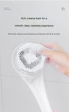 Darrahopens Home & Garden > Bathroom Accessories > Shower Accessories Green Electric 360°Rotating Shower Brush with Long Handle for Back Scrubbing(43CM) - IPX7 Waterproof & Premium Silicone & PA Bristles