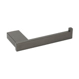 Darrahopens Home & Garden > Bathroom Accessories > Shower Accessories Gun Metal Square Toilet Paper Roll Tissue Roll Holder Hook Rack Wall Mounted Set