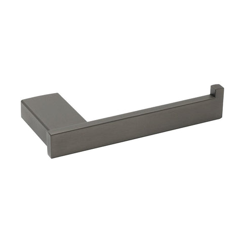 Darrahopens Home & Garden > Bathroom Accessories > Shower Accessories Gun Metal Square Toilet Paper Roll Tissue Roll Holder Hook Rack Wall Mounted Set