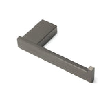 Darrahopens Home & Garden > Bathroom Accessories > Shower Accessories Gun Metal Square Toilet Paper Roll Tissue Roll Holder Hook Rack Wall Mounted Set