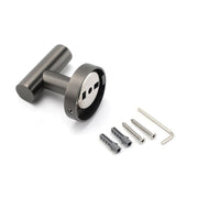 Darrahopens Home & Garden > Bathroom Accessories > Shower Accessories Gun Metal Tidy Robe Hook Hanger Organizer Bathroom Stainless Steel Wall Mounted