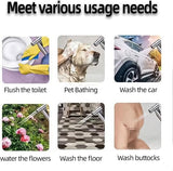 Darrahopens Home & Garden > Bathroom Accessories > Shower Accessories Hand Shower for Toilet & Cleaning - Adjustable Water Pressure & Universal Mounting - For Bathroom, Pets & Plants