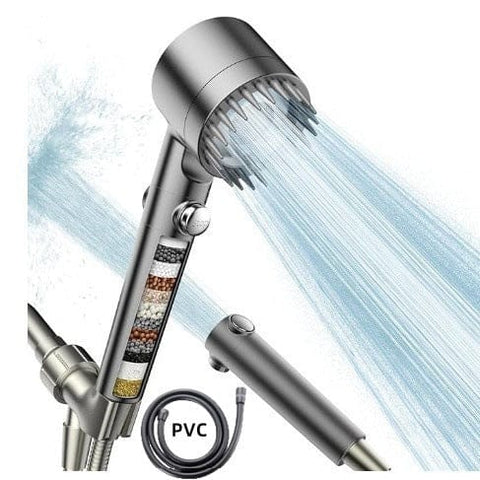 Darrahopens Home & Garden > Bathroom Accessories > Shower Accessories High Pressure Filtered Shower Head - 3 Spray Modes Shower head with Handheld, Detachable Showerhead for Hard Water | Shower with 75" Anti-Burst Hose