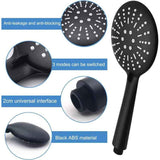 Darrahopens Home & Garden > Bathroom Accessories > Shower Accessories High Pressure Shower Head 3 Spray Modes with Hose, 1.5 m