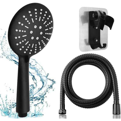Darrahopens Home & Garden > Bathroom Accessories > Shower Accessories High Pressure Shower Head 3 Spray Modes with Hose, 1.5 m
