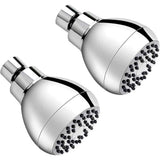 Darrahopens Home & Garden > Bathroom Accessories > Shower Accessories High Pressure Shower Heads, 2 PCS Showerheads 3 Inches with 360 Rotation and Nozzles for Strong Spray Relaxing and Comfortable Shower