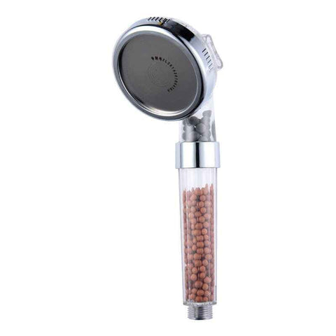 Darrahopens Home & Garden > Bathroom Accessories > Shower Accessories Large three-speed switch F three-stage adjustable transparent shower head suitable for bathroom, home, White Finish In Australia - Darrahopens