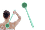 Darrahopens Home & Garden > Bathroom Accessories > Shower Accessories Long Handle Bath Shower Brush Back Scrubber Back Scrubber for Shower Bath Body Brush with Long Handle for Men and Women -Green