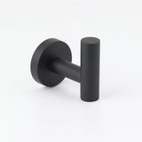 Darrahopens Home & Garden > Bathroom Accessories > Shower Accessories Matt Black Robe Hook Hanger Organizer Bathroom Wall Mounted Kit Stainless Steel