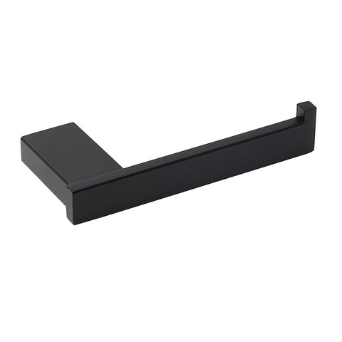 Darrahopens Home & Garden > Bathroom Accessories > Shower Accessories Matt Black Square Cubic Toilet Paper Roll Tissue Roll Holder Rack Wall Hook Kit