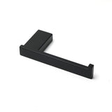Darrahopens Home & Garden > Bathroom Accessories > Shower Accessories Matt Black Square Cubic Toilet Paper Roll Tissue Roll Holder Rack Wall Hook Kit
