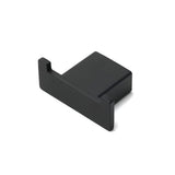 Darrahopens Home & Garden > Bathroom Accessories > Shower Accessories Matt Black Square Robe Hook Clothes Towel Holder Bathroom Wall Hanger Accessory