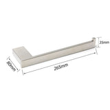 Darrahopens Home & Garden > Bathroom Accessories > Shower Accessories Mirror Chrome Stainless Steel Square Towel Rack Clothes Wall Mounted Holder Kit
