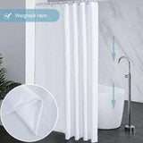 Darrahopens Home & Garden > Bathroom Accessories > Shower Accessories pc mildew resistant shower curtain washable waterproof fabric large polyester shower curtains for bathtub or bathroom white 200x220cm