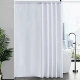 Darrahopens Home & Garden > Bathroom Accessories > Shower Accessories pc mildew resistant shower curtain washable waterproof fabric large polyester shower curtains for bathtub or bathroom white 200x220cm