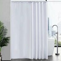 Darrahopens Home & Garden > Bathroom Accessories > Shower Accessories pc mildew resistant shower curtain washable waterproof fabric large polyester shower curtains for bathtub or bathroom white 200x220cm