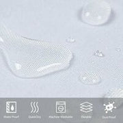 Darrahopens Home & Garden > Bathroom Accessories > Shower Accessories pc mildew resistant shower curtain washable waterproof fabric large polyester shower curtains for bathtub or bathroom white 200x220cm