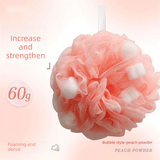 Darrahopens Home & Garden > Bathroom Accessories > Shower Accessories Pink 3-piece set  (2-Pack Silicone Foot & Back Scrubber Mat with Suction Cups + 1 Premium Lace Bath Loofah Sponge Set) - Non-Slip Foot Massager & Exfoliating Shower Set