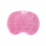 Darrahopens Home & Garden > Bathroom Accessories > Shower Accessories Pink 3-piece set  (2-Pack Silicone Foot & Back Scrubber Mat with Suction Cups + 1 Premium Lace Bath Loofah Sponge Set) - Non-Slip Foot Massager & Exfoliating Shower Set