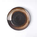 Darrahopens Home & Garden > Bathroom Accessories > Shower Accessories Plate 24cm Brushstroke Black