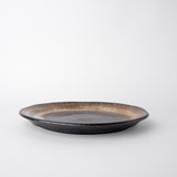 Darrahopens Home & Garden > Bathroom Accessories > Shower Accessories Plate 24cm Brushstroke Black
