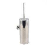 Darrahopens Home & Garden > Bathroom Accessories > Shower Accessories Polished Chrome Silver Round Toilet Brush Wall Mount Holder Cup Stainless Steel