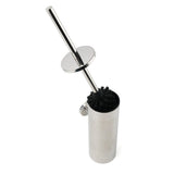 Darrahopens Home & Garden > Bathroom Accessories > Shower Accessories Polished Chrome Silver Round Toilet Brush Wall Mount Holder Cup Stainless Steel
