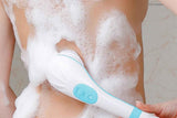 Darrahopens Home & Garden > Bathroom Accessories > Shower Accessories Rechargeable Body Brush Kit with Long Handle -Blue