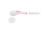 Darrahopens Home & Garden > Bathroom Accessories > Shower Accessories Rechargeable Body Brush Kit with Long Handle -Pink