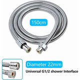 Darrahopens Home & Garden > Bathroom Accessories > Shower Accessories Retro Brass Shower Hose, 150 cm Length, Universal 1/2 Thread Connection, ensures that, despite being exposed material, G1/2 Thread In Australia - Darrahopens