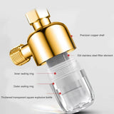 Darrahopens Home & Garden > Bathroom Accessories > Shower Accessories Reusable Sink Water Filter, Steel Household Tap Filter, Easy Installation