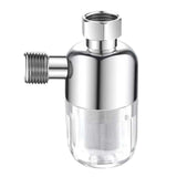 Darrahopens Home & Garden > Bathroom Accessories > Shower Accessories Reusable Sink Water Filter, Steel Household Tap Filter, Easy Installation