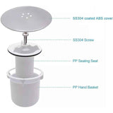 Shower Drain Stopper, Replacement Drain Cover, Chrome, 90 mm, 115 mm
