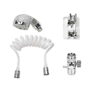 Darrahopens Home & Garden > Bathroom Accessories > Shower Accessories Shower Hose with Nozzle for Washbasin and Sink, Plastic Handheld Sprayer Hose, Universal Compatibility, Chrome Finish In Australia - Darrahopens