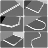Darrahopens Home & Garden > Bathroom Accessories > Shower Accessories Shower Threshold / Water Barrier – Self-Adhesive Shower Strip – 2m Transparent Transparent
