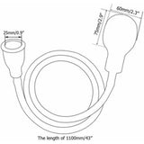 Darrahopens Home & Garden > Bathroom Accessories > Shower Accessories Single Shower Head For Bath Sink Or Toilet Sink, Shower Hose, Quick Connect Single Shower Faucet, Kids Pet Shampoo