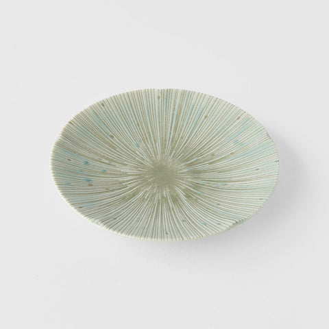 Darrahopens Home & Garden > Bathroom Accessories > Shower Accessories Tapas Plate 13cm Ice Green Glaze