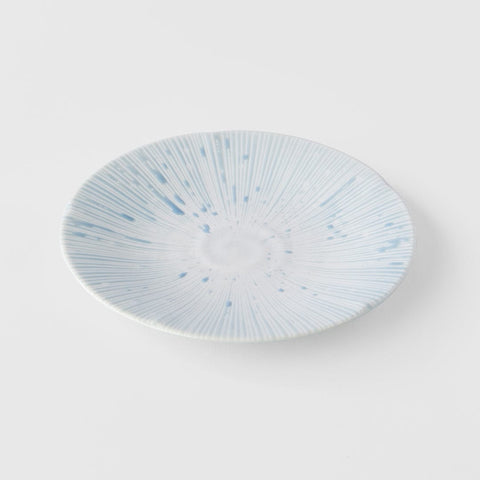 Darrahopens Home & Garden > Bathroom Accessories > Shower Accessories Tapas Plate 16.5cm Ice Blue Glaze