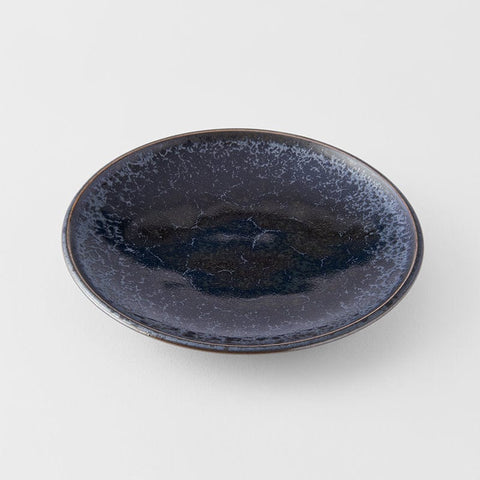 Darrahopens Home & Garden > Bathroom Accessories > Shower Accessories Tapas Plate 17cm Black Pearl Glaze