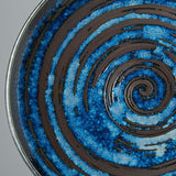Darrahopens Home & Garden > Bathroom Accessories > Shower Accessories Tapas Plate 17cm Copper Swirl Glaze