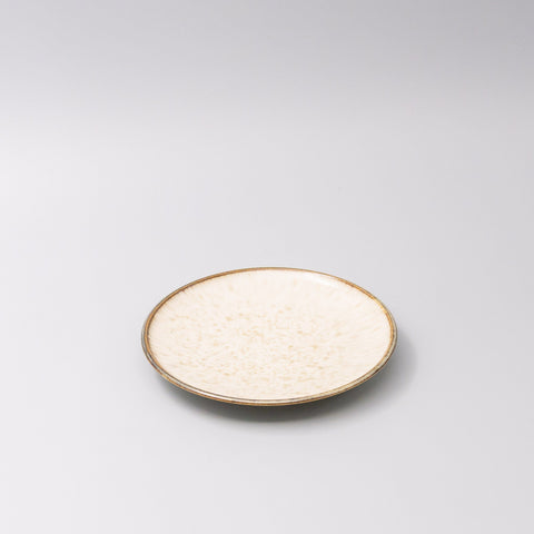 Darrahopens Home & Garden > Bathroom Accessories > Shower Accessories Tapas Plate 17cm Ivory Pearl Glaze