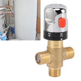Darrahopens Home & Garden > Bathroom Accessories > Shower Accessories Thermostatic Mixing Valve Brass Shower Mixing Valve Hot and Cold Water Temperature Control Valve for Basin Bathroom In Australia - Darrahopens
