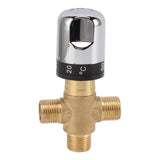 Darrahopens Home & Garden > Bathroom Accessories > Shower Accessories Thermostatic Mixing Valve Brass Shower Mixing Valve Hot and Cold Water Temperature Control Valve for Basin Bathroom In Australia - Darrahopens