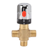 Darrahopens Home & Garden > Bathroom Accessories > Shower Accessories Thermostatic Mixing Valve Brass Shower Mixing Valve Hot and Cold Water Temperature Control Valve for Basin Bathroom In Australia - Darrahopens