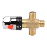 Darrahopens Home & Garden > Bathroom Accessories > Shower Accessories Thermostatic Mixing Valve Brass Shower Mixing Valve Hot and Cold Water Temperature Control Valve for Basin Bathroom In Australia - Darrahopens