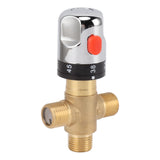 Darrahopens Home & Garden > Bathroom Accessories > Shower Accessories Thermostatic Mixing Valve Brass Shower Mixing Valve Hot and Cold Water Temperature Control Valve for Basin Bathroom In Australia - Darrahopens